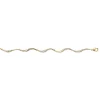 Bracelet femme fantaisie oxydes de zirconium plaqué or Maison de la Bijouterie YU006YZV