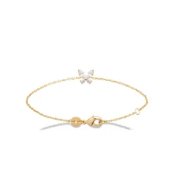 Bracelet femme fantaisie oxyde de zirconium plaqué or Maison de la Bijouterie UW3VV3ZV