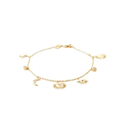 Bracelet femme fantaisie plaqué or Maison de la Bijouterie UW3V30ZV