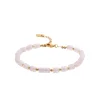 Bracelet femme fantaisie quartz rose plaqué or Maison de la Bijouterie UW34YWZV
