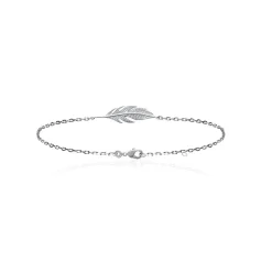 Bracelet Femme fantaisie plume Argent Maison de la Bijouterie WYZ353ZV