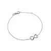 Bracelet Femme fantaisie doublecoeur Argent Maison de la Bijouterie WYZ3YZZV
