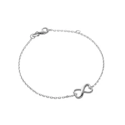 Bracelet Femme fantaisie doublecoeur Argent Maison de la Bijouterie WYZ3YZZV