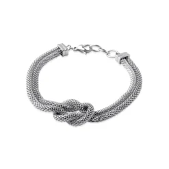 Bracelet femme fantaisie acier argent Maison de la Bijouterie 3Z0030ZU
