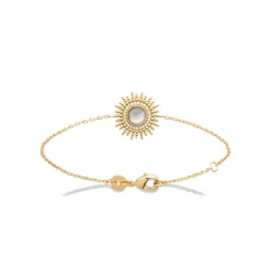 Bracelet femme fantaisie nacre plaqué or Maison de la Bijouterie UW3330ZV