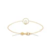 Bracelet femme fantaisie pierre de lune plaqué or Maison de la Bijouterie UW33Y3ZV