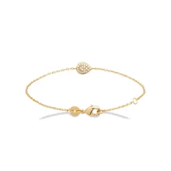 Bracelet femme fantaisie oxyde de zirconium plaqué or Maison de la Bijouterie UW3Y66ZV