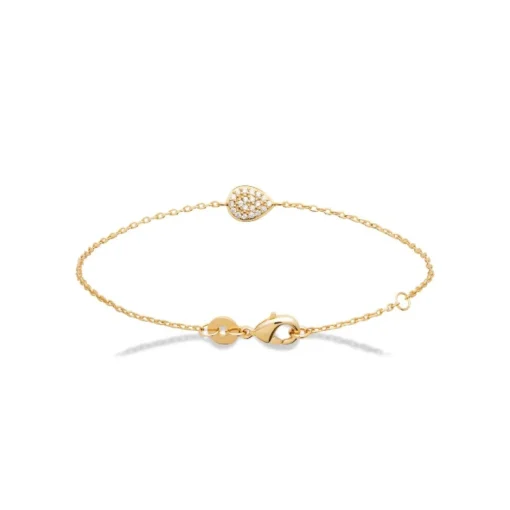 Bracelet femme fantaisie oxyde de zirconium plaqué or Maison de la Bijouterie UW3Y66ZV