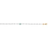 Bracelet femme fantaisie amazonite plaqué or Maison de la Bijouterie UW3Y4YZV