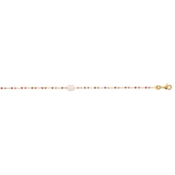 Bracelet femme fantaisie quartz rose plaqué or Maison de la Bijouterie UW3Y3VZV