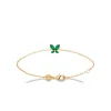 Bracelet femme fantaisie oxyde verte plaqué or Maison de la Bijouterie UW3VV4ZV