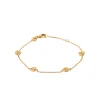 Bracelet femme fantaisie fleur plaqué or Maison de la Bijouterie UYY06UZV