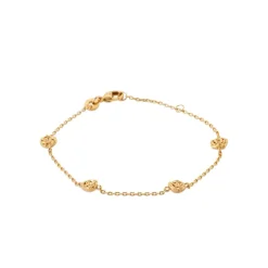 Bracelet femme fantaisie fleur plaqué or Maison de la Bijouterie UYY06UZV