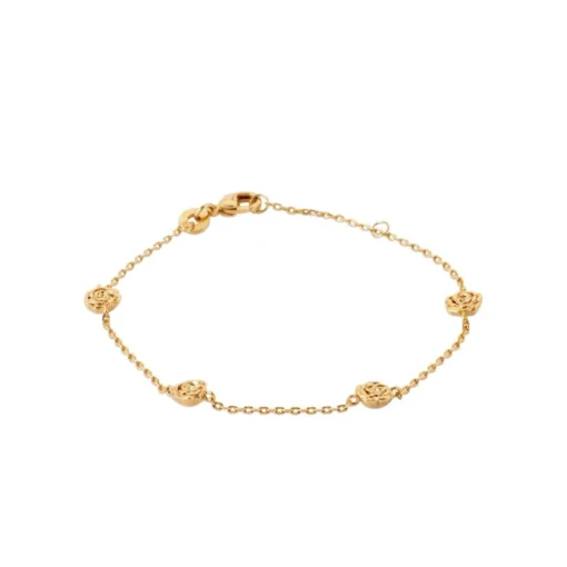 Bracelet femme fantaisie fleur plaqué or Maison de la Bijouterie UYY06UZV