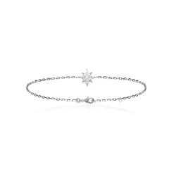 Bracelet Femme fantaisie étoile Oxyde argent Maison de la Bijouterie VWZW6YZV