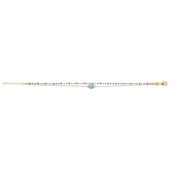 Bracelet femme fantaisie amazonite plaqué or Maison de la Bijouterie UW3Y4ZZV