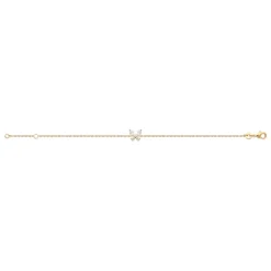 Bracelet femme fantaisie oxyde de zirconium plaqué or Maison de la Bijouterie UW3VV3ZV