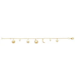 Bracelet femme fantaisie plaqué or Maison de la Bijouterie UW3V30ZV