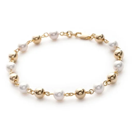 Bracelet femme fantaisie plaqué or Maison de la Bijouterie YVWY03ZV