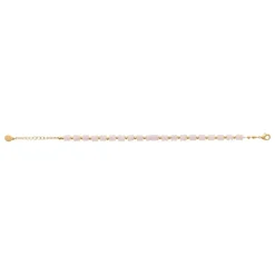 Bracelet femme fantaisie quartz rose plaqué or Maison de la Bijouterie UW34YWZV