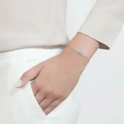 Bracelet Femme fantaisie plume Argent Maison de la Bijouterie WYZ353ZV