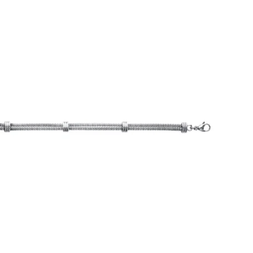 Bracelet femme fantaisie acier argent Maison de la Bijouterie 3Z055VZU