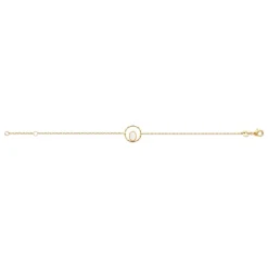 Bracelet femme fantaisie pierre de lune plaqué or Maison de la Bijouterie UW33Y3ZV