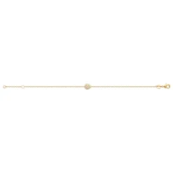 Bracelet femme fantaisie oxyde de zirconium plaqué or Maison de la Bijouterie UW3Y66ZV