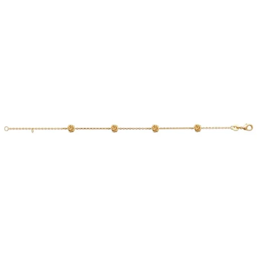 Bracelet femme fantaisie fleur plaqué or Maison de la Bijouterie UYY06UZV
