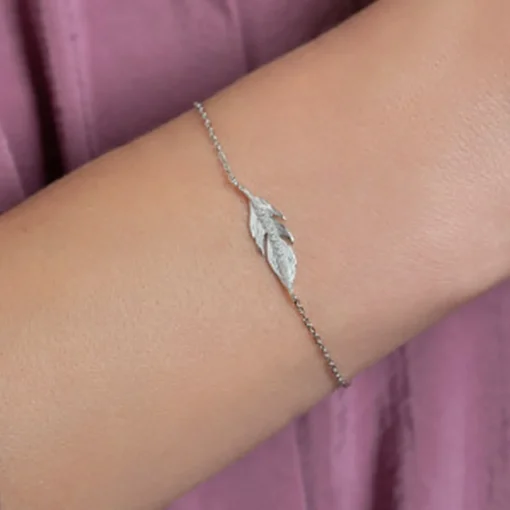 Bracelet Femme fantaisie plume Argent Maison de la Bijouterie WYZ353ZV