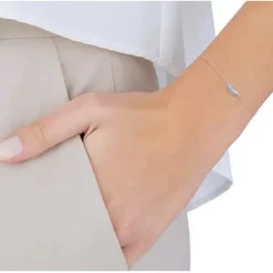 Bracelet Femme fantaisie oxyde de zirconium Argent Maison de la Bijouterie VWZW34ZV