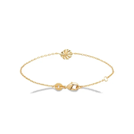 Bracelet femme feuille plaqué or Maison de la Bijouterie UYY0ZVZV