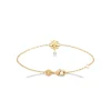 Bracelet femme fleur plaqué or Maison de la Bijouterie UW4050ZV