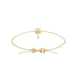 Bracelet femme fleur plaqué or Maison de la Bijouterie UW4050ZV