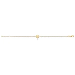 Bracelet femme fleur plaqué or Maison de la Bijouterie UW4050ZV