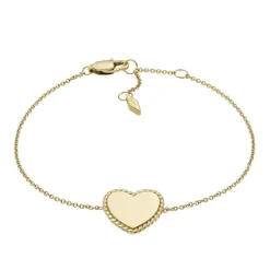 Bracelet Femme Fossil Bijoux Engravables - JF04361710 Acier Doré