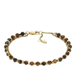 Bracelet Femme Fossil Bijoux - JF04683710 - Acier,Laiton Doré,Marron