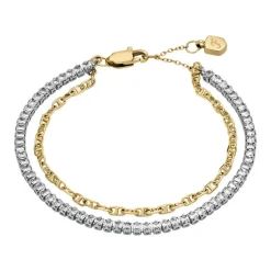 Bracelet Femme Fossil Bijoux Acier Classique Heritage - JA7281998 Laiton