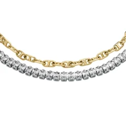 Bracelet Femme Fossil Bijoux Acier Classique Heritage - JA7281998 Laiton