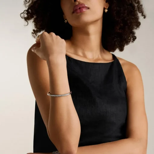 Bracelet Femme Fossil Bijoux Acier Classique Ellis - JF04863040 Acier inoxydable