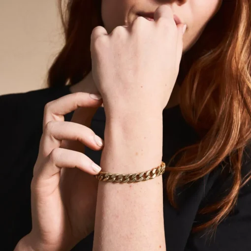 Bracelet Femme Fossil Bijoux - JF04698710 - Acier Doré