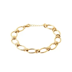 Bracelet femme grosse maille fantaisie plaqué or Maison de la Bijouterie UYZUUZZV