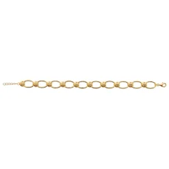 Bracelet femme grosse maille fantaisie plaqué or Maison de la Bijouterie UYZUUZZV