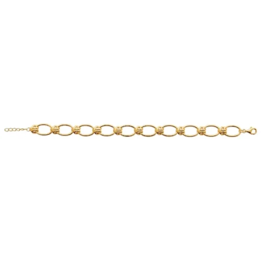 Bracelet femme grosse maille fantaisie plaqué or Maison de la Bijouterie UYZUUZZV