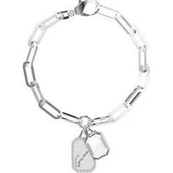 Bracelet Femme Guess Bijoux CRYSTAL TAG JUBB01134JWRHS - Doré