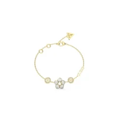 Bracelet Femme Guess Bijoux Shining Winter - JUBB04472JWYGS Acier Doré