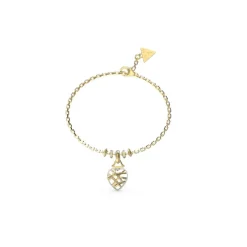 Bracelet Femme Guess Bijoux JUBB03100JWYGS - HEART CAGE Acier Doré