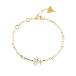 Bracelet Femme Guess Bijoux - JUBB02282JWYGWH 4G LOOP Acier Doré