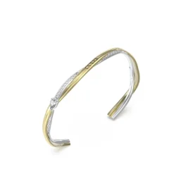 Bracelet Femme Guess Bijoux Twist JUBB05069JWYGRH Acier Doré