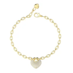 Bracelet Femme Guess Bijoux Crazy In Love JUBB05214JWYGS Acier Doré